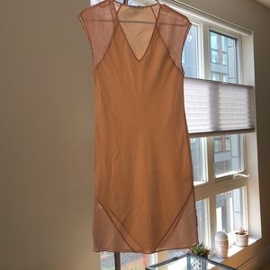 Alexander wang peach dress